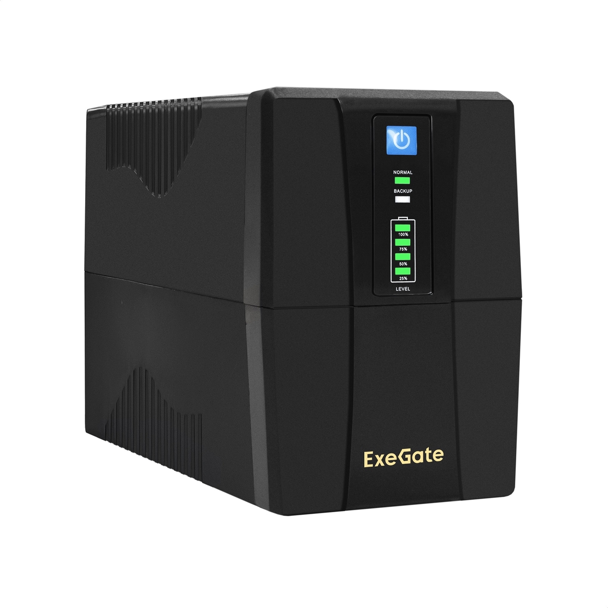 ИБП ExeGate BNB-650.LED.AVR.C13.RJ.USB, 650 VA, 360 Вт, IEC, розеток - 4, USB, черный (EP285542RUS)