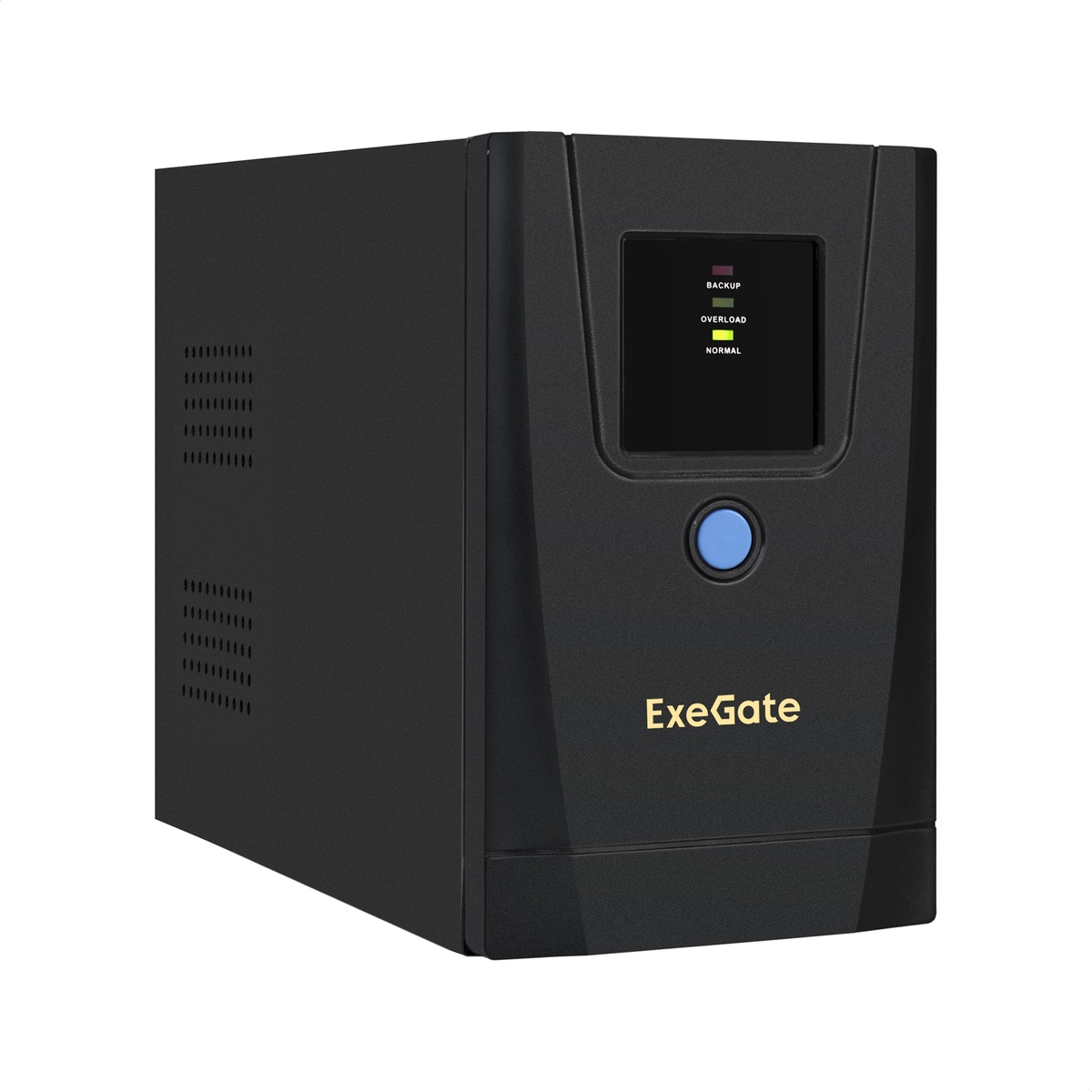 ИБП ExeGate UNB-650.LED.AVR.1SH.2C13, 650 VA, 360 Вт, черный