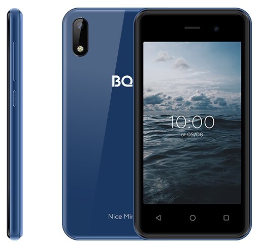 Смартфон BQ 4030G Nice Mini, 3.97" 480x800 TN, Unisoc SC7731E, 1Gb RAM, 16Gb, 3G, Wi-Fi, BT, Cam, 2-Sim, 1550 мА⋅ч, Micro-USB, Android 10, синий б/у, после ремонта, следы эксплуатации, комплект полный