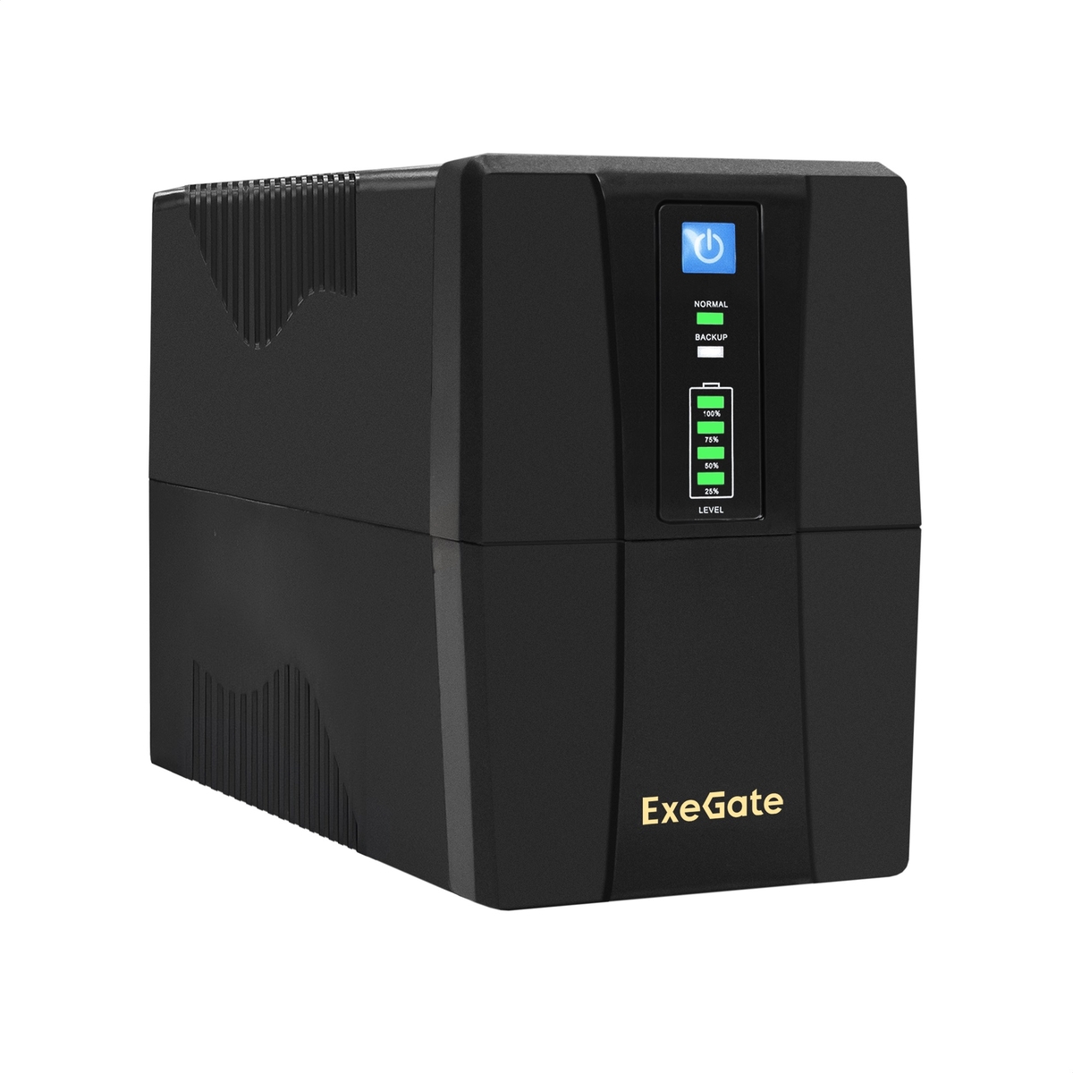 

ИБП ExeGate BNB-850.LED.AVR.C13.RJ.USB, 850 VA, 480 Вт, IEC, розеток - 4, USB, черный (EP285472RUS), BNB-850.LED.AVR.C13.RJ.USB