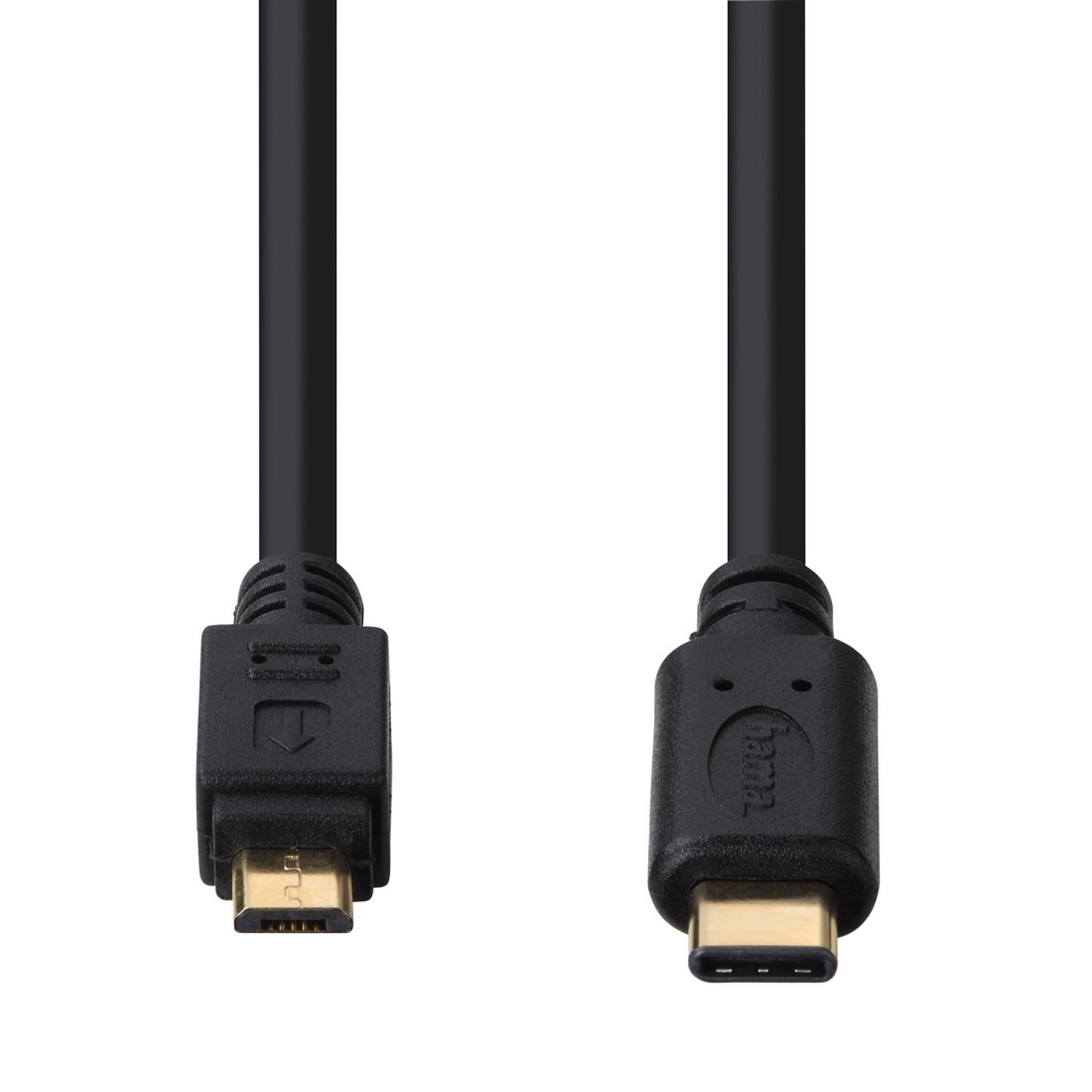 

Кабель USB Type-C-microUSB 2.0 , Hama, 15см, черный (00135713)