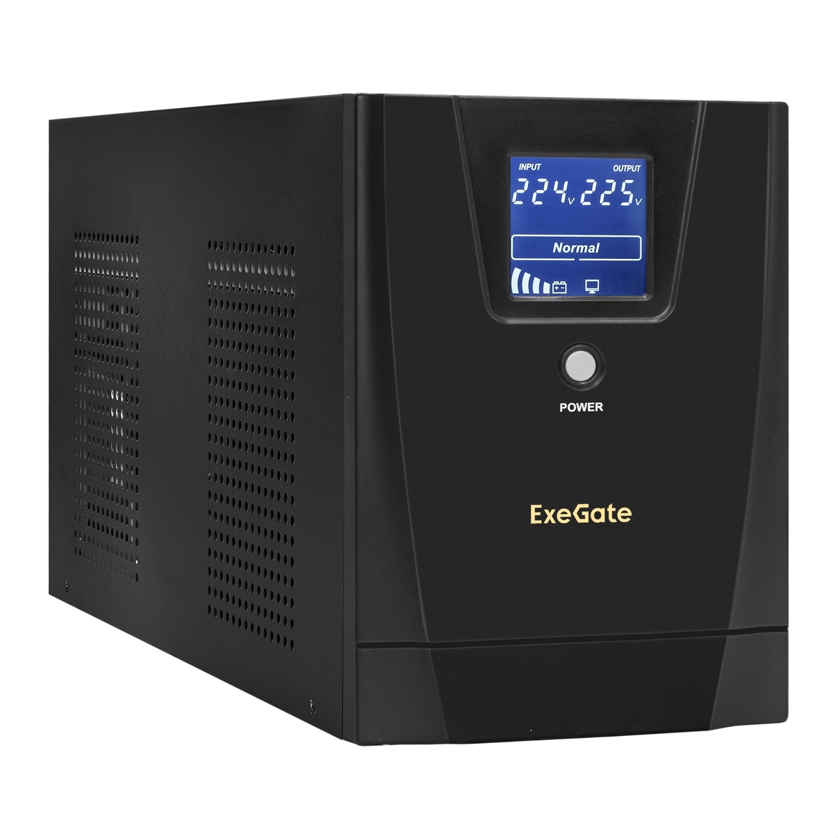 ИБП ExeGate SpecialPro Smart LLB-3000.LCD.AVR.2SH.4C13.RJ.USB, 3000 В·А, 1.8 кВт, EURO+IEC, розеток - 6, USB, черный (EX292637RUS)