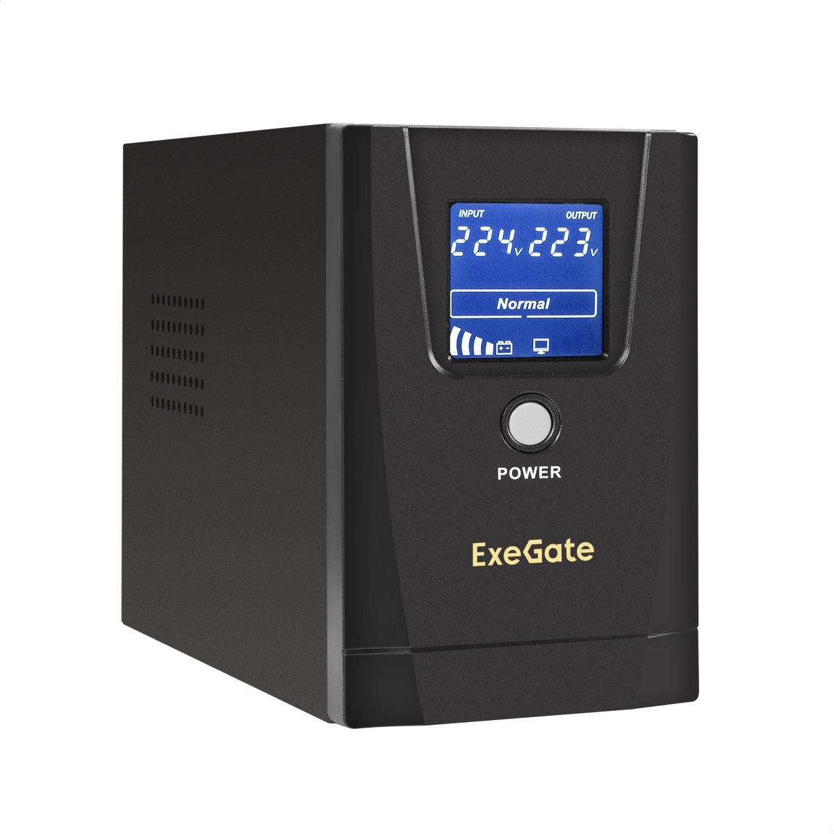 ИБП ExeGate SpecialPro Smart LLB-500.LCD.AVR.2SH.USB, 500 VA, 300 Вт, EURO, розеток - 2, USB, черный (EX294614RUS)