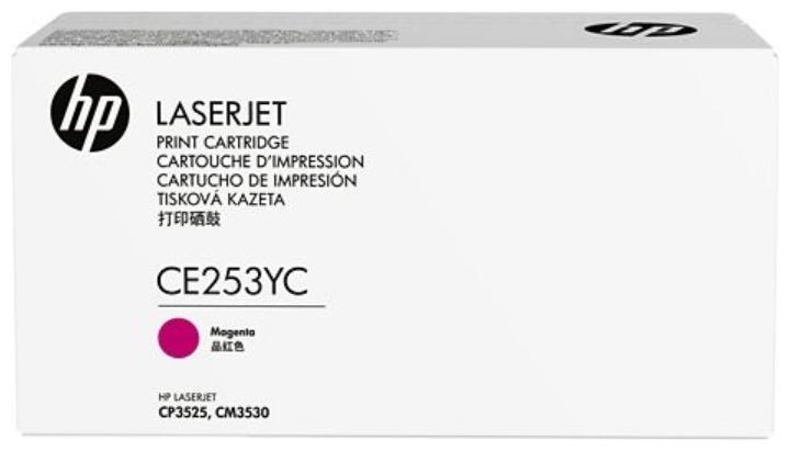 

Картридж лазерный HP 504Y/CE253YC, пурпурный, 7900 страниц, оригинальный для HP CP3525/CM3530, белая коробка с чипом, 504Y
