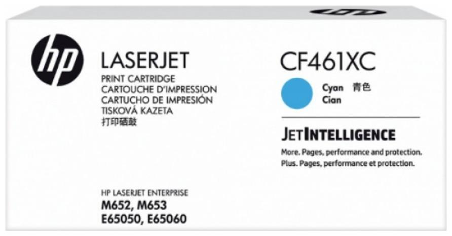 

Картридж лазерный HP 656X/CF461XC, голубой, 22000 страниц, оригинальный для HP M652/M653/E65050/E65060 с чипом, 656X