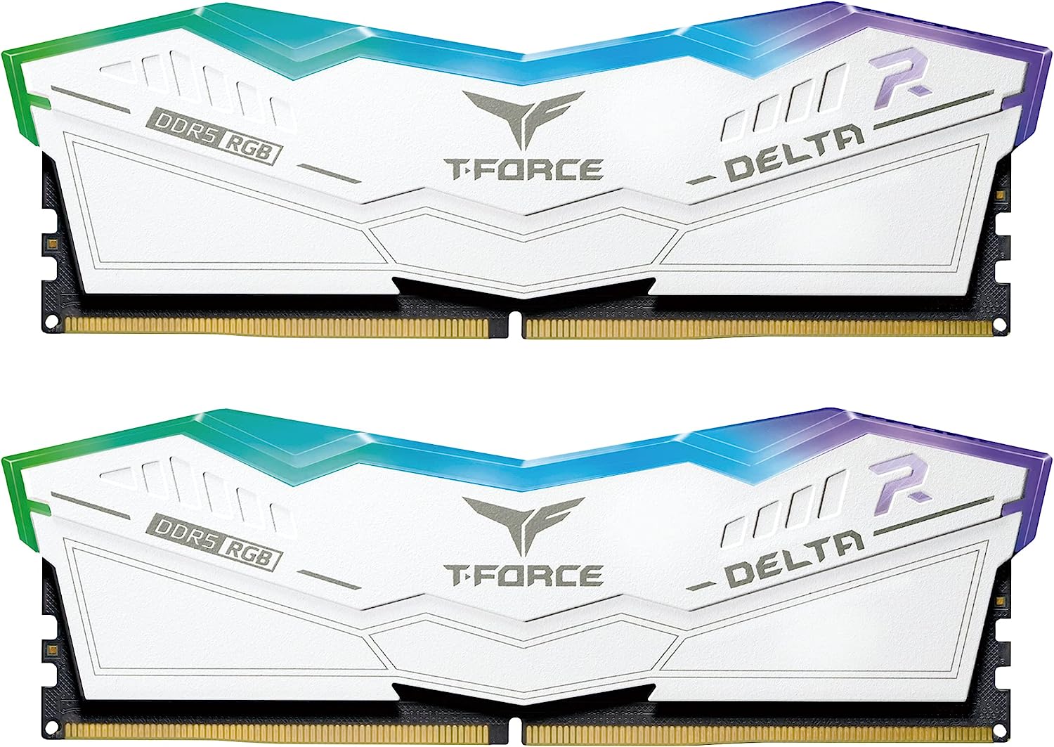 

Комплект памяти DDR5 DIMM 48Gb (2x24Gb), 7600MHz, CL36, 1.4V, Team Group, T-Force Delta RGB White (TG_FF4D548G7600HC36EDC01) Retail, TG_FF4D548G7600HC36EDC01