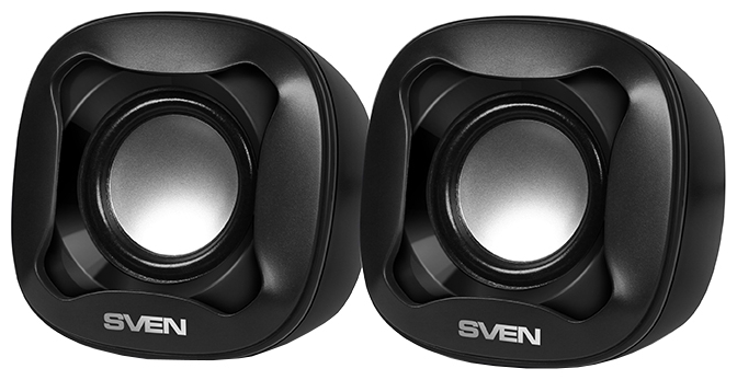 

Акустика 2.0 SVEN 170, 2x2.5W, USB, черный (SV-013516), Белый, 170