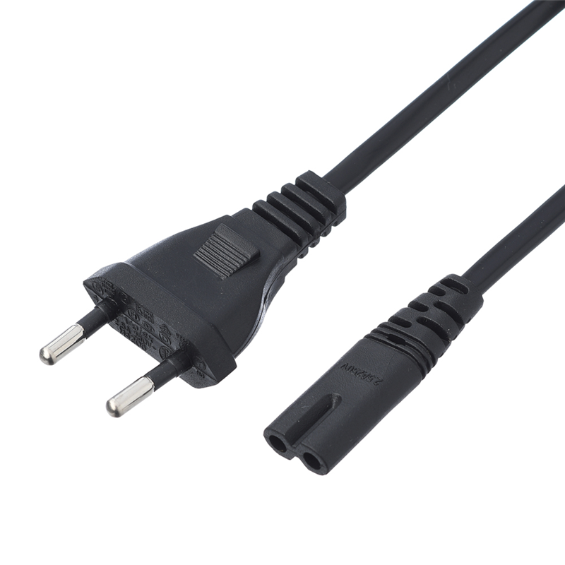 

Кабель с вилкой IEC-320-C7-Schuko (Euro)(M), 1.8 м, черный GoPower (00-00025227)