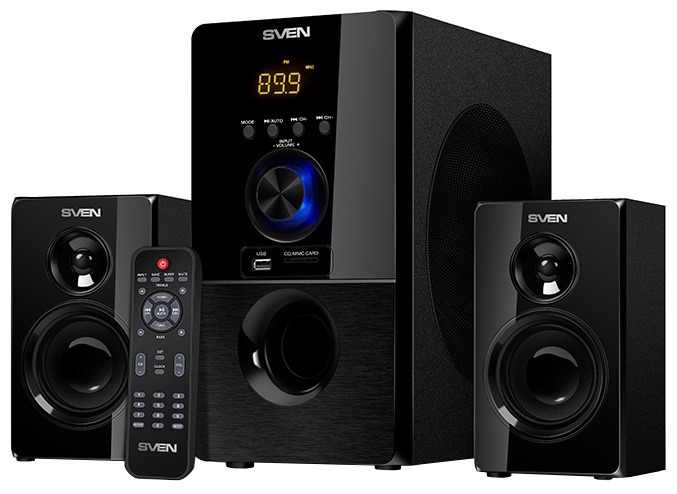 Акустика SVEN MS-2050, 55 Вт, USB, Bluetooth