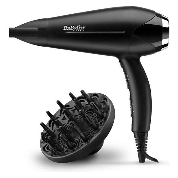 Фен Babyliss D572DE 2.2 кВт, режимов: 3, насадок: 2, черный