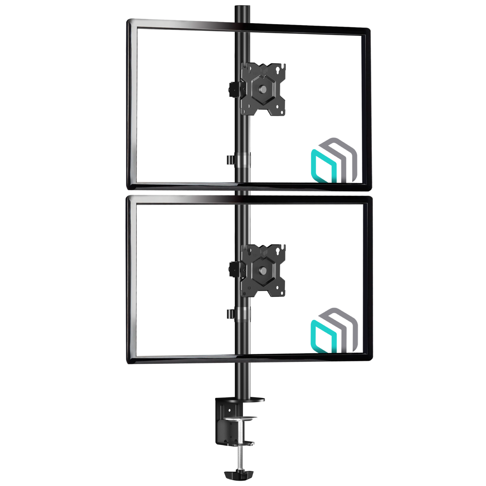 

Кронштейн настольный для мониторов ONKRON D208E, 13"-34", 2-монитора, VESA 75x75мм-100x100мм, наклонный, поворотный, портрет-альбом, до 16 кг, черный (D208E), D208E