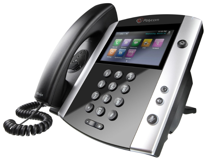 

VoIP-телефон Polycom VVX 600, 16 линий, цветной дисплей, PoE, Не указан, VVX 600