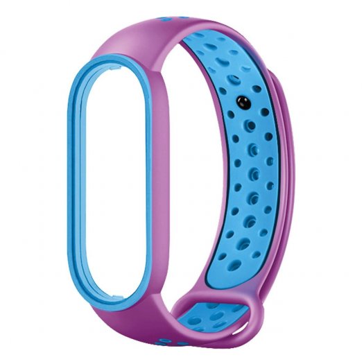 

Ремешок Red Line для Xiaomi Mi Band 7, фиолетовый/голубой (УТ000033305), 0