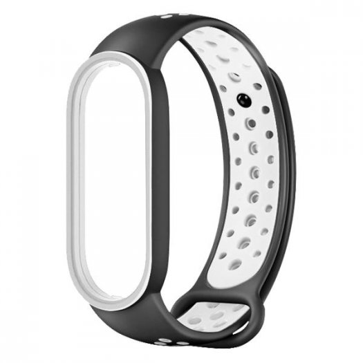 

Ремешок Red Line для Xiaomi Mi Band 7, черный/белый (УТ000033302), 0