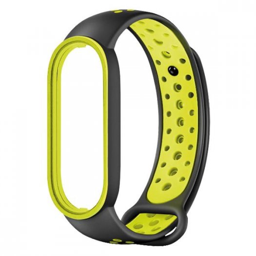 

Ремешок Red Line для Xiaomi Mi Band 7, черный/жёлтый (УТ000033303), 0