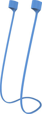 Силиконовый ремешок mObility для Apple AirPods, синий (УТ000018887)