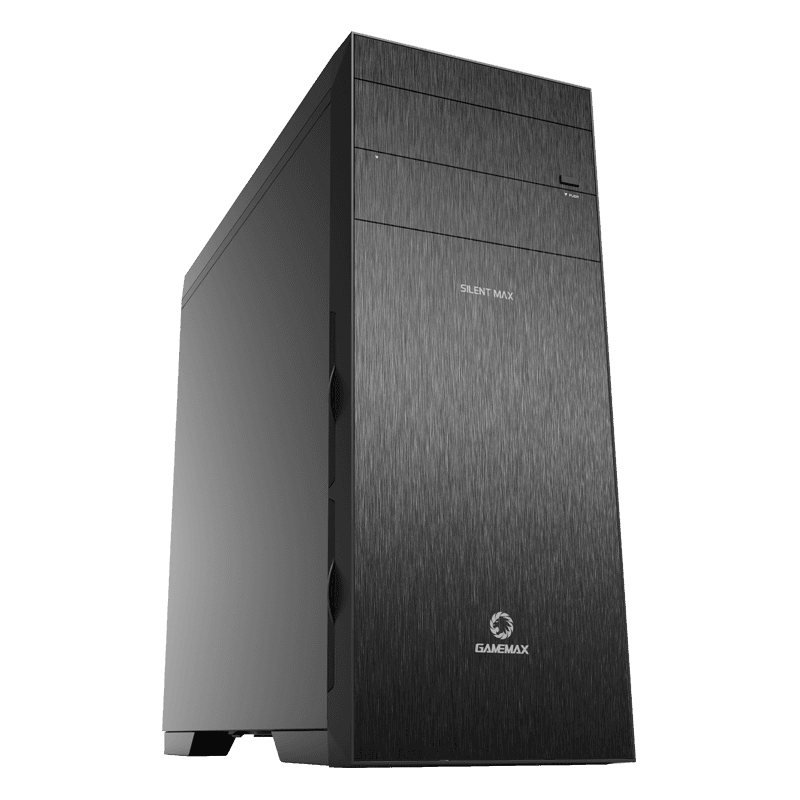 

Корпус GameMax Silent Max, ATX, Midi-Tower, 2xUSB 3.0, черный, без БП (Silent Max), Silent Max