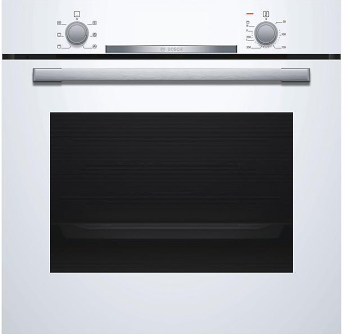 

Духовой шкаф электрический Bosch Serie 2 HBA530BS0S, серебристый (HBA530BS0S), Белый, HBA530BW0S