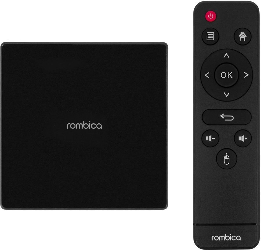 Медиаплеер Rombica TV Fly 16Gb, 4K UHD, HDMI, USB 2.0, USB 3.0, LAN, WiFi, Bluetooth (VPHY-02)