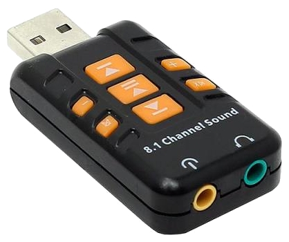 

Звуковая карта Orient AU-01PL, 2.0, USB, Bulk, AU-01PL