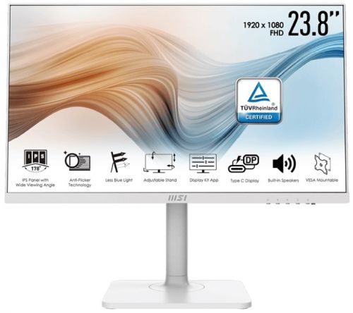 Монитор 23.8" MSI Modern MD241PW белый