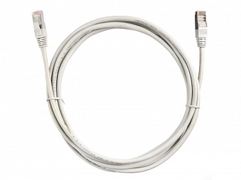 

Патч-корд FTP кат.5e, 1 м, RJ45-RJ45, серый, LSZH, экранированный, Netko Expert CKC (NFTPBC.5e-1m-2-lszh), Expert CKC