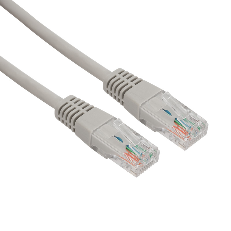Патч-корд REXANT UTP, кат.5e, 3 м, RJ45-RJ45, серый (18-8006)