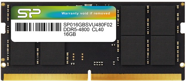 

Память DDR5 SODIMM 16Gb, 4800MHz, CL40, 1.1V, Silicon Power (SP016GBSVU480F02) Retail, SP016GBSVU480F02