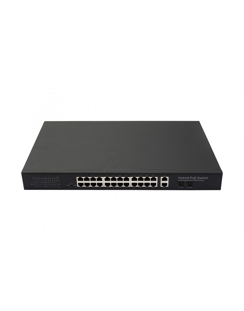 

Коммутатор NST NS-SW-24F2G-P, кол-во портов: 24x100 Мбит/с, кол-во SFP/uplink: combo RJ-45/SFP 2x1 Гбит/с, PoE: 24x30 Вт (макс. 385 Вт), NS-SW-24F2G-P