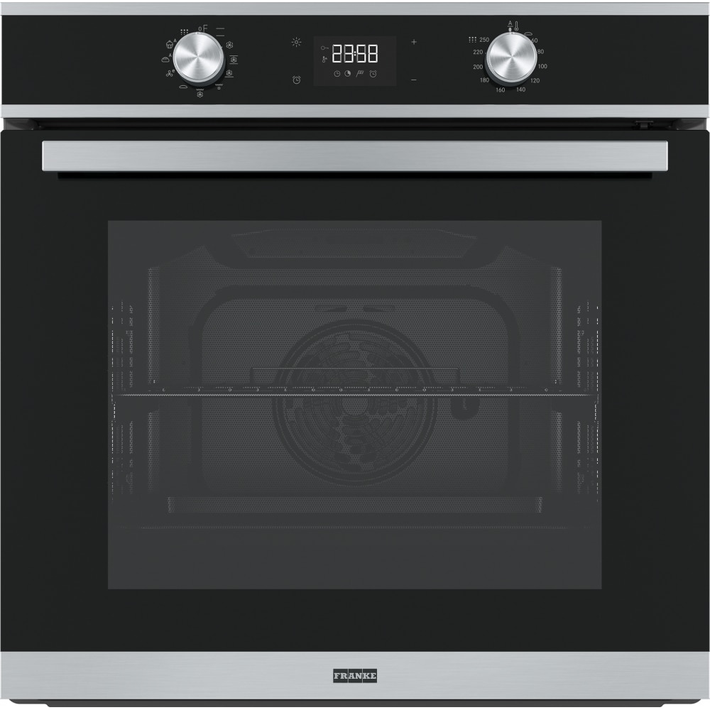 

Духовой шкаф электрический FRANKE FSM 97 P XS, нержавеющая сталь/черный (116.0606.096), FSM 97 P XS