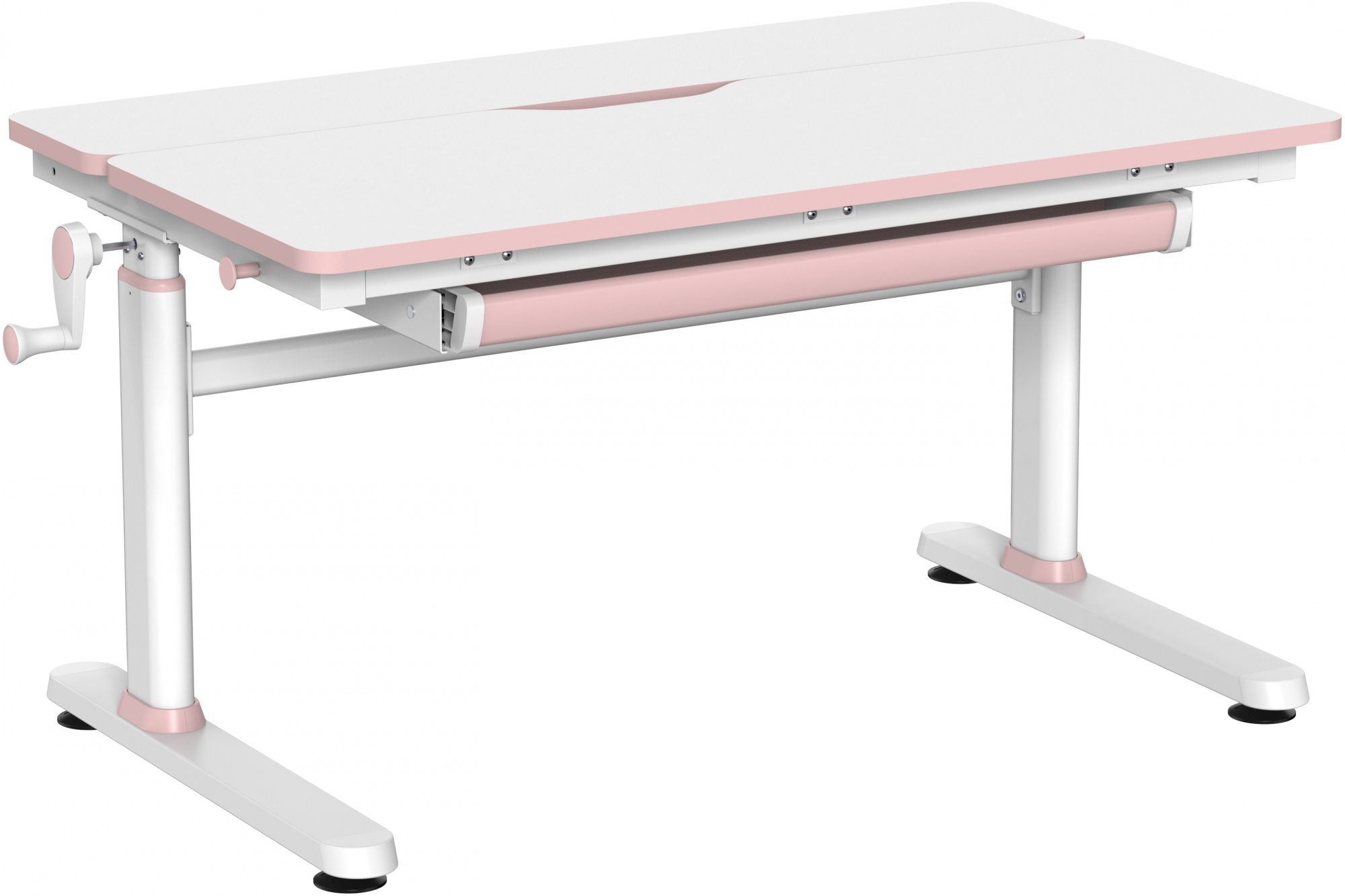 

Стол детский Cactus CS-KD01-PK, МДФ/металл, белый/розовый (CS-KD01-PK), CS-KD01-PK
