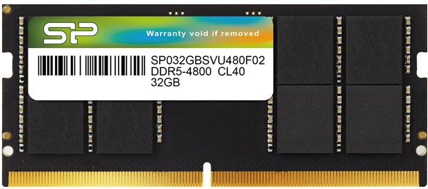

Память DDR5 SODIMM 32Gb, 4800MHz, CL40, 1.1V, Silicon Power (SP032GBSVU480F02) Retail, SP032GBSVU480F02