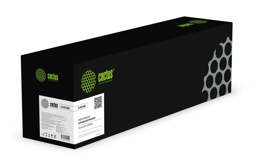 Картридж Cactus CS-W1360X, черный, 2600 страниц