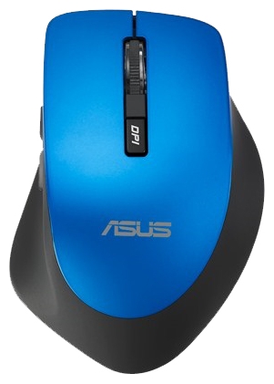 Мышь беспроводная ASUS WT425, 1600dpi, оптическая светодиодная, Wireless, USB, синий (90XB0280-BMU040)