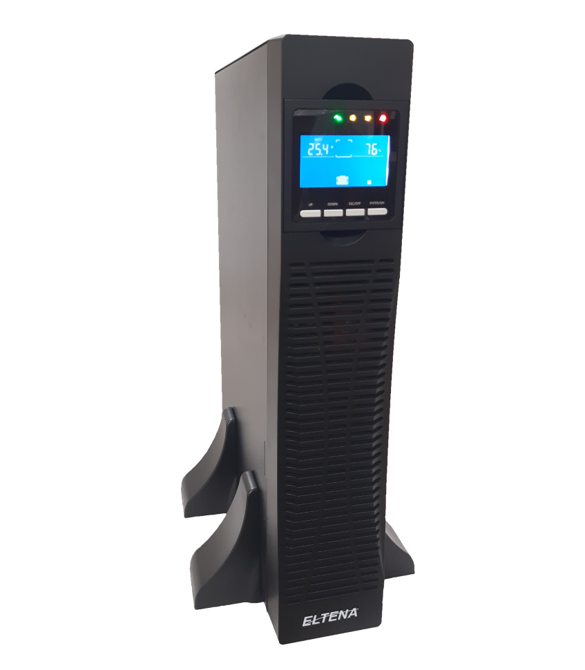 

ИБП Eltena (Inelt) Monolith V1000RT, 1000 В·А, 1 кВт, IEC, розеток - 8, USB, черный (M-V1000RT), V1000RT
