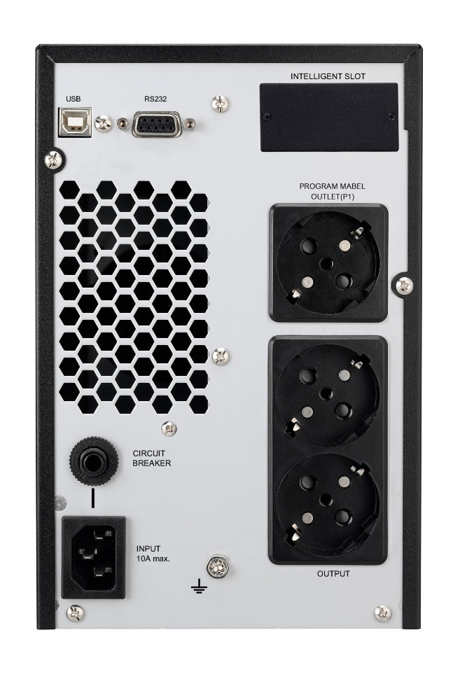 

ИБП Eltena (Inelt) Monolith N1000, 1000 В·А, 1 кВт, EURO, розеток - 3, USB, черный (MN-1000), N1000