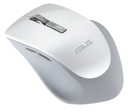 Мышь беспроводная ASUS WT425, 1600dpi, оптическая светодиодная, Wireless, USB, белый (90XB0280-BMU010)