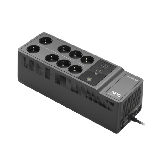 

ИБП APC Back-UPS ES, 850 VA, 520 Вт, EURO, розеток - 8, USB, черный (BE850G2-GR), Back-UPS ES