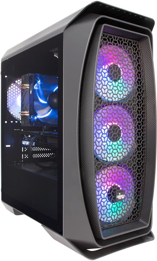

Системный блок IRU Game 510B5GMA, Intel Core i5 10400F 2.9 ГГц, 16Gb RAM, 250Gb SSD+1Tb HDD, NVIDIA GeForce GTX 1650 4Gb, W10, черный (1688347), 510B5GMA