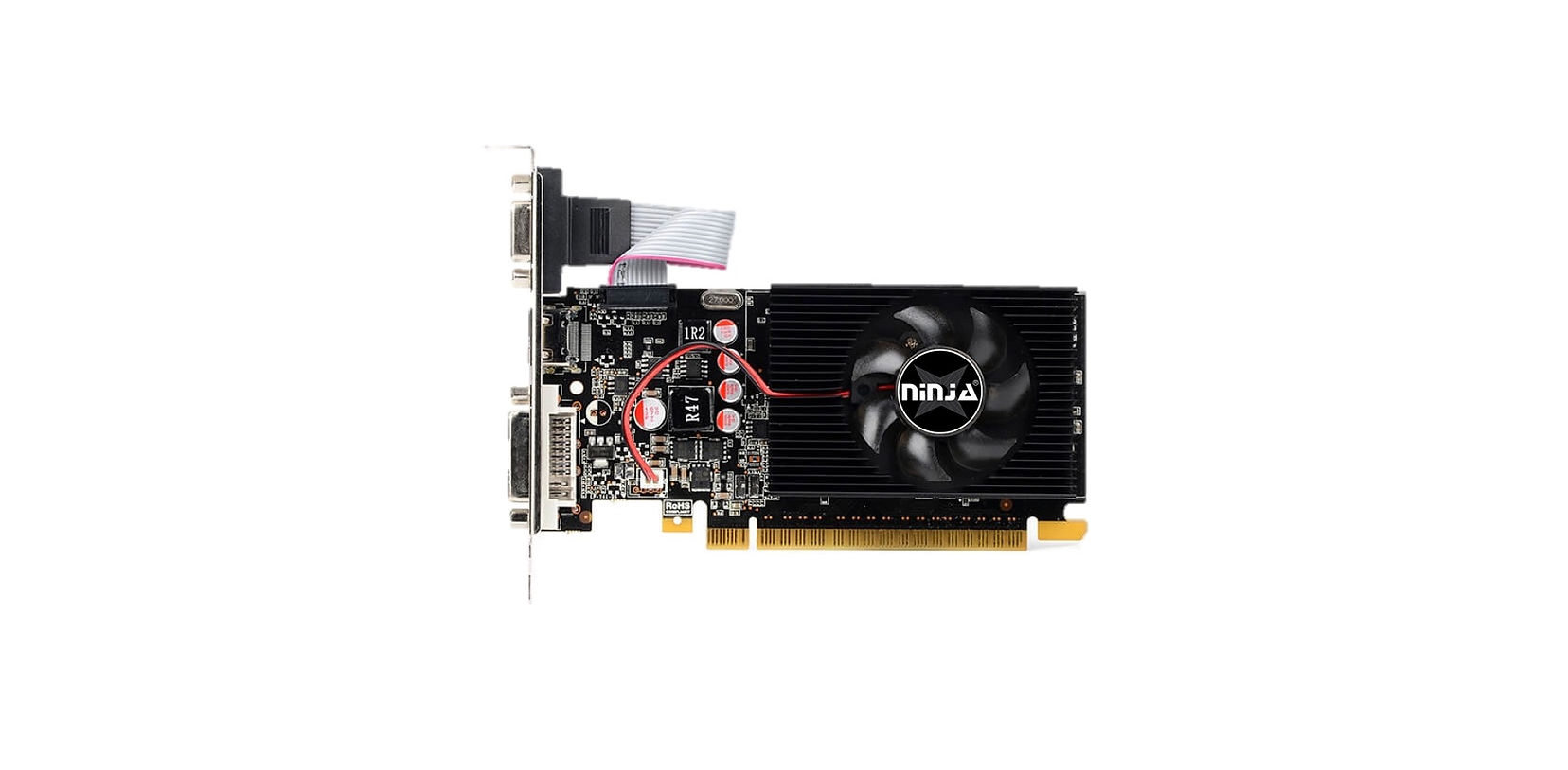 Видеокарта Sinotex NVIDIA GeForce GT 730 Ninja, 4Gb DDR3, 128 бит, PCI-E, VGA, HDMI, Retail (NK73NP043F)