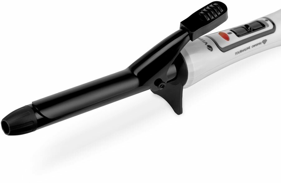

Плойка Vitek VT-8292, 190°C, 25 Вт, керамика/турмалин покрытие, режимов: 1, петля для подвешивания, 1.8 м, белый/черный, VT-8292