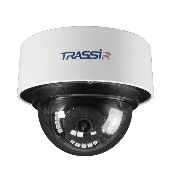 

IP-камера Trassir TR-D3181IR3 v3 2.8 мм, уличная, купольная, 8Мпикс, CMOS, до 3840x2160, до 15 кадров/с, ИК подсветка 30м, POE, -40 °C/+60 °C, белый (TR-D3181IR3 v3 2.8), TR-D3181IR3 v3