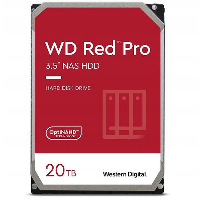 

Жесткий диск (HDD) Western Digital 20Tb Red Pro, 3.5", 7200rpm, SATA3 (WD201KFGX)