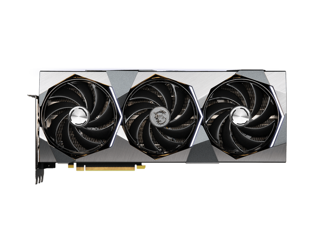 

Видеокарта MSI NVIDIA GeForce RTX 4070Ti SUPRIM SE, 12Gb DDR6X, 192 бит, PCI-E, HDMI, 3DP, Retail (RTX 4070 Ti SUPRIM SE 12G), SUPRIM SE