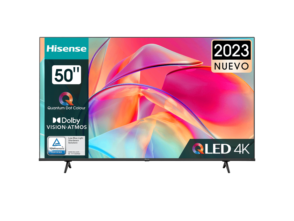 Телевизор 50" Hisense 50E7KQ, 3840x2160, черный