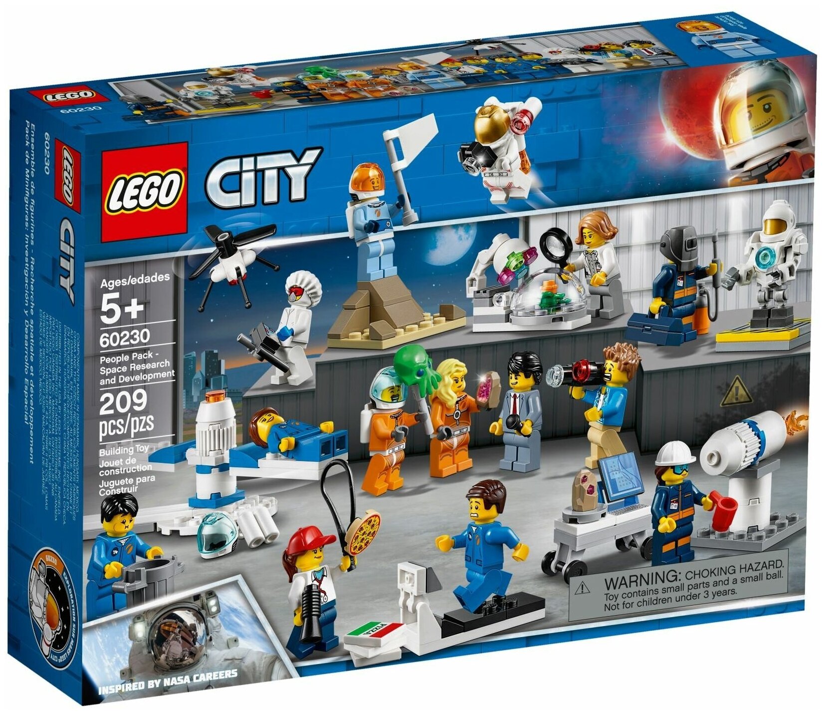 Конструктор LEGO Исследования космоса, деталей: 209