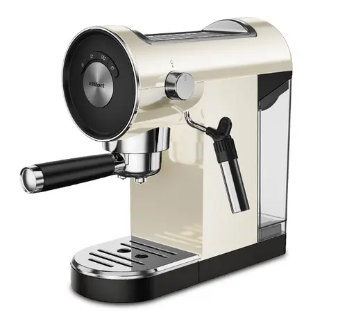

Кофеварка рожковая Kitfort КТ-783-1, 1.36 кВт, кофе молотый, 850 мл/850 мл, ручной капучинатор, бежевый (КТ-783-1), КТ-783-1