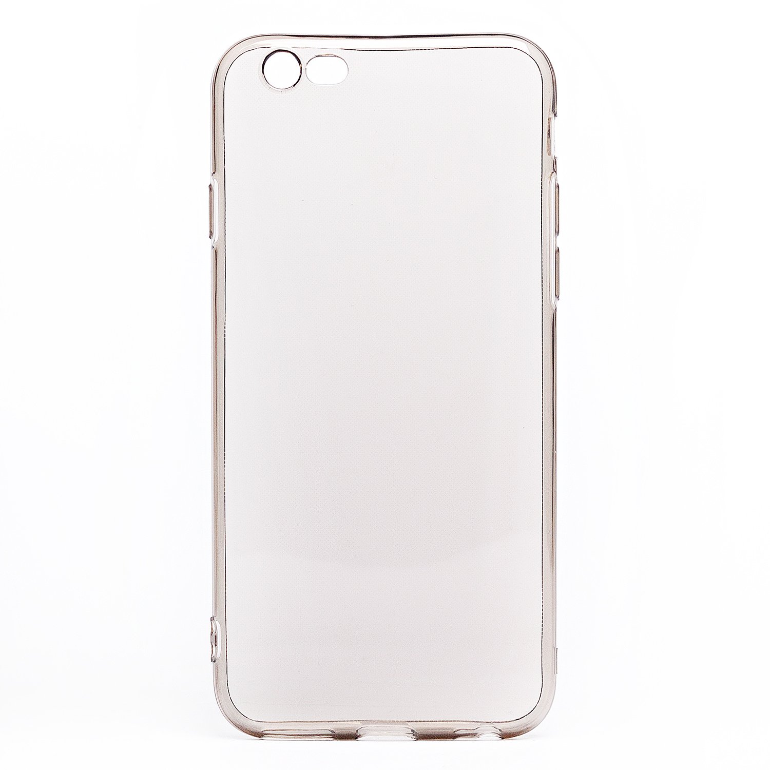 Чехол-накладка Ultra Slim для смартфона Apple iPhone 6/6S, силикон, черный/прозрачный (120054)