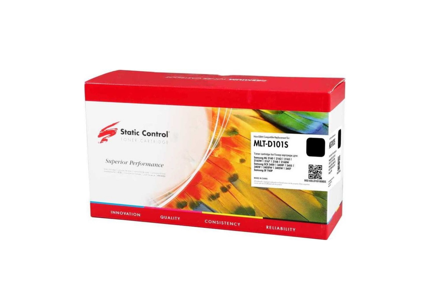 

Картридж лазерный Static Control 002-02LD101SSEE (MLT-D101S), черный, 1500 страниц, совместимый, для Samsung ML-2160/2165/2167/2168/SCX-3400/3405