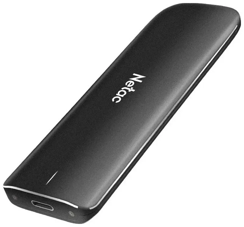 

Внешний SSD Netac ZX NT01ZX-250G-32BK 250Gb, USB 3.2 Type-C, черный, NT01ZX-250G-32BK
